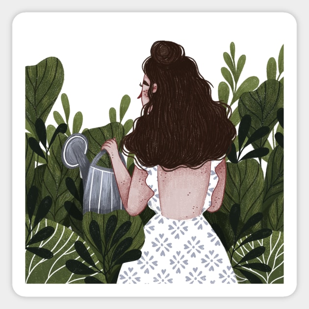 Gardening Sticker by Iz Ptica